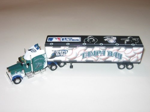 Tampa Bay Devil Rays Semi Tractor Trailer Die Cast 1:80 Scale