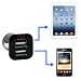 EZOPower Compact Black Dual USB Car Charger Power Adapter (1A/2.1A) - 3.1A 15W Output FOR Cell Phone, Smartphone, MP3 Player, Tablet, Kindle, Apple iPad iPhone EZOPower Compact Black Dual USB Car Charger Power Adapter (1A/2.1A) - 3.1A 15W Output FOR Cell Phone, Smartphone, MP3 Player, Tablet, Kindle, Apple iPad iPhone