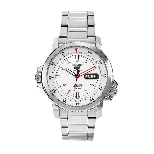 Seiko SNZJ53 Stainless Steel White