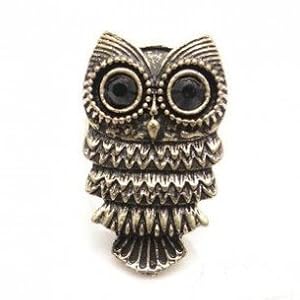 Bague vintage Hibou (Chouette) - Femme