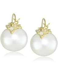 Gabrielle Sanchez 12.5x13.5mm White South Sea Pearl Flyer Earrings
