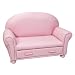 Gift Mark Upholstered Chaise Lounge with Pull Out Drawer, Pink