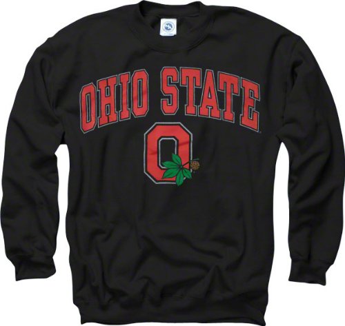 Ohio State Buckeyes Black Perennial II Crewneck Sweatshirt