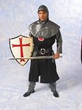 Deluxe Silver Crusader or King Arthur Costume