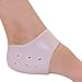 FootMatters Silicone Soft Gel Heel Protector Cushion Pad Wrap - Medical Grade Silicone Gel - Reduce Heel Shock Helping Prevent Heel Bone & Joint Pain - Prevent Painful Irritation, Blisters & Calluses - 1 pair