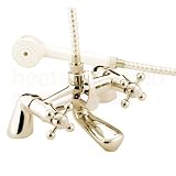 Bristan Regency Pillar Bath Shower Mixer Tap Gold Plated