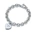 Sweet 16 Designer Inspired Heart Lock Bracelet