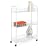 Honey-Can-Do CRT-01149 3-Tier Laundry Cart, White