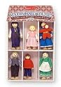 Melissa & Doug Wooden Family Doll Set