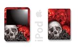 New Apple iPod Nano 3rd Gen Protective Skin, fits all 3G - 4,8gb 3rd Generation Models - Bonecollector Red
