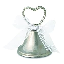 Silver Bell Place Card Holders (12 count)