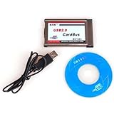 Neewer New PCMCIA to USB 2.0 CardBus 2 Port 480M Inside hide