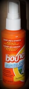 Bouce Ironing Fabric & Clothing Wrinkle Spray ~ Outdoor Fresh Scent ~ 3oz Travel Size (Quantity 1)