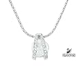 Crystal Stone Drop Pendant Necklace