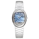 Ebel Satya Ladies' Watch 18K White Gold Black Mother-of-Pearl Diamond Dial 3057B21 29985 by Ebel