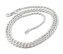 2mm Sterling Silver 24" Diamond-Cut Rope Chain Necklace