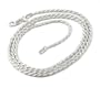 2mm Sterling Silver 24" Diamond-Cut Rope Chain Necklace