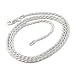 Extra-Long 2mm Sterling Silver 36" Diamond-Cut Rope Chain Necklace