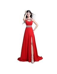 Chiffon Beaded Empire   Waistline Evening Dress/Pageant Dress/Prom Dress/Party Dress 