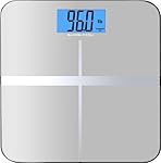 BalanceFrom High Accuracy Premium Digital Bathroom Scale with 3.6" Extra Large Dual Color Backlight Display and "Smart Step-On" Technology [NEWEST VERSION] (Silver)