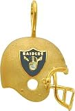 14K Gold Enameled NFL Oakland Raiders Football Helmet Charm