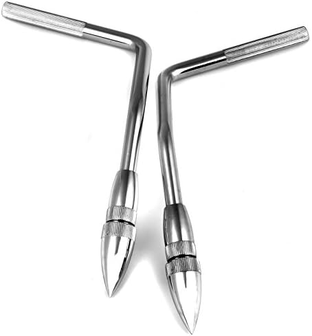 Dunnett R-Class 12.7mm Gull-Wing Bass Drum Spurs (Pair)