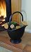 'Waterloo' Fireside Coal Bucket - Black Iron - Small