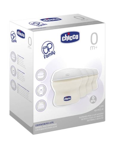 Imagen 2 de Chicco - Contenedores de leche Steo up x4