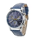 Herren Quartz-Armbanduhr blauvon "Arktis"