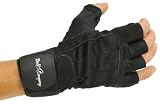 Profi Trainings- und Fitness schwarz inkl. Handgelenksbandagen *versandkostenfrei* - 