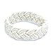 2 Pack of Sailor's Knot Surfer Rope Bracelets (White)