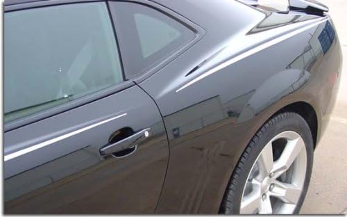 Javelin Body Side Stripe Kit for 2010 2011 Chevy Camaro - (Color: Ritrama 7243 Vivid Blue)