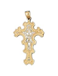 CleverEves 14k Gold Pendant Cross 5.7 - Gram(s)