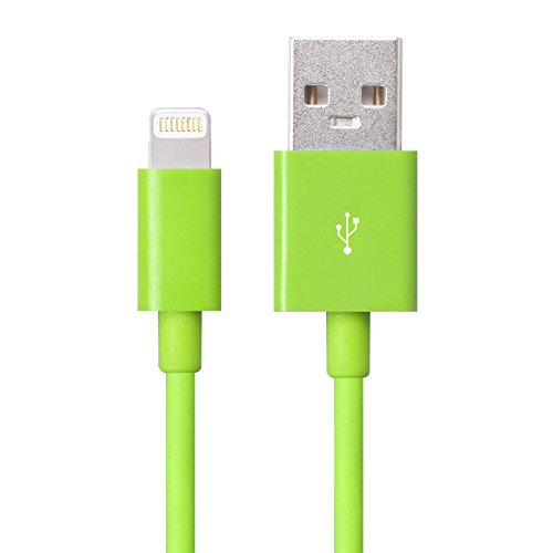 StrongFirst [Apple MFI Certified] Yellowknife Series Lightning to USB Cable Sync Charger Data Cable Cord 3.3ft / 1m for iPhone 5,iPhone 6,iPad (Air/4th generation),iPad mini,iPod etc (Green)