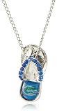 NCAA Florida Gators Crystal Flip Flop Necklace