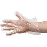 Disposable Gloves, Large, Clear (Pack of 500)