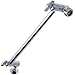 Adjustable Shower Arm Extension by WaterPoint, Brass Shower Head Extension Arm with High Polished Chrome Finish 11+ Inch
