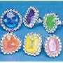 24 Rhinestone Rings