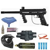 Tippmann Custom 98 Ultra Basic Silver Paintball Gun Package - Black