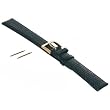 Gen Lizard Watchband Black Leather Band 18mm