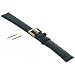 Gen Lizard Watchband Black Leather Band 18mm
