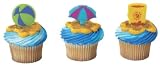 Beach Sand Toys Cupcake Picks - 12ct