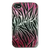 41yb4SAMpDL. SL160  Apple iPhone 4 / 4s 3D Glitz Cover, Pink Zebra Hard Case/Cover/Faceplate/Snap On/Housing/Protector