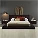 Queen Modloft Waverly Modern Platform Bed in Wenge Satin Finish Queen Modloft Waverly Modern Platform Bed in Wenge Satin Finish
