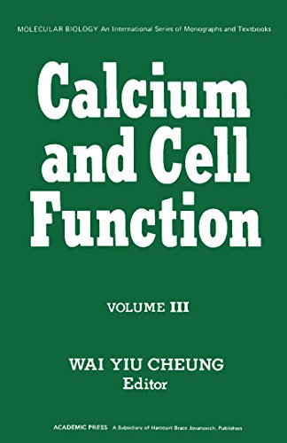 Calcium and Cell Function: Volume 3: v. 3 (Molecular Biology)