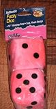 Cobbs Authentic Fuzzy Dice (12 Hanging Cord; Soft, Plush Design)