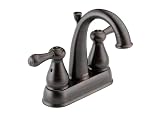 Delta Faucet 2575-RB Leland J Spout Two-Handle Centerset Bath Faucet, Venetian Bronze