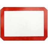 New Star 36633 Commercial Grade Silicone Baking Mat Non-Stick Pan Liner, 8 by 12-Inch, Quarter Size