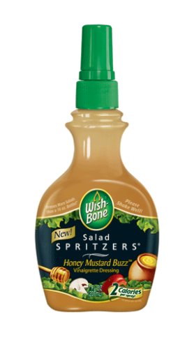 Wish-bone Salad Spritzers, Honey Mustard Vinaigrette, 7-Ounce Bottle (Pack of 9) by Wish Bone