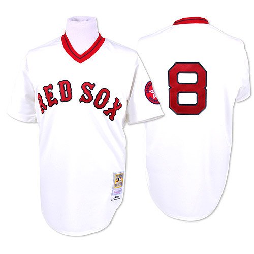 Boston Red Sox Authentic 1975 Carl Yastrzemski Home Jersey By Mitchell & Ness 36